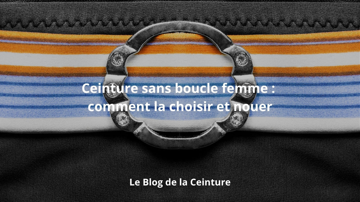 ceinture sans boucle femme