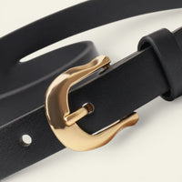 Léa - Ceinture très fine à boucle dorée