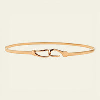 Joséphine - Ceinture fine dorée élastique