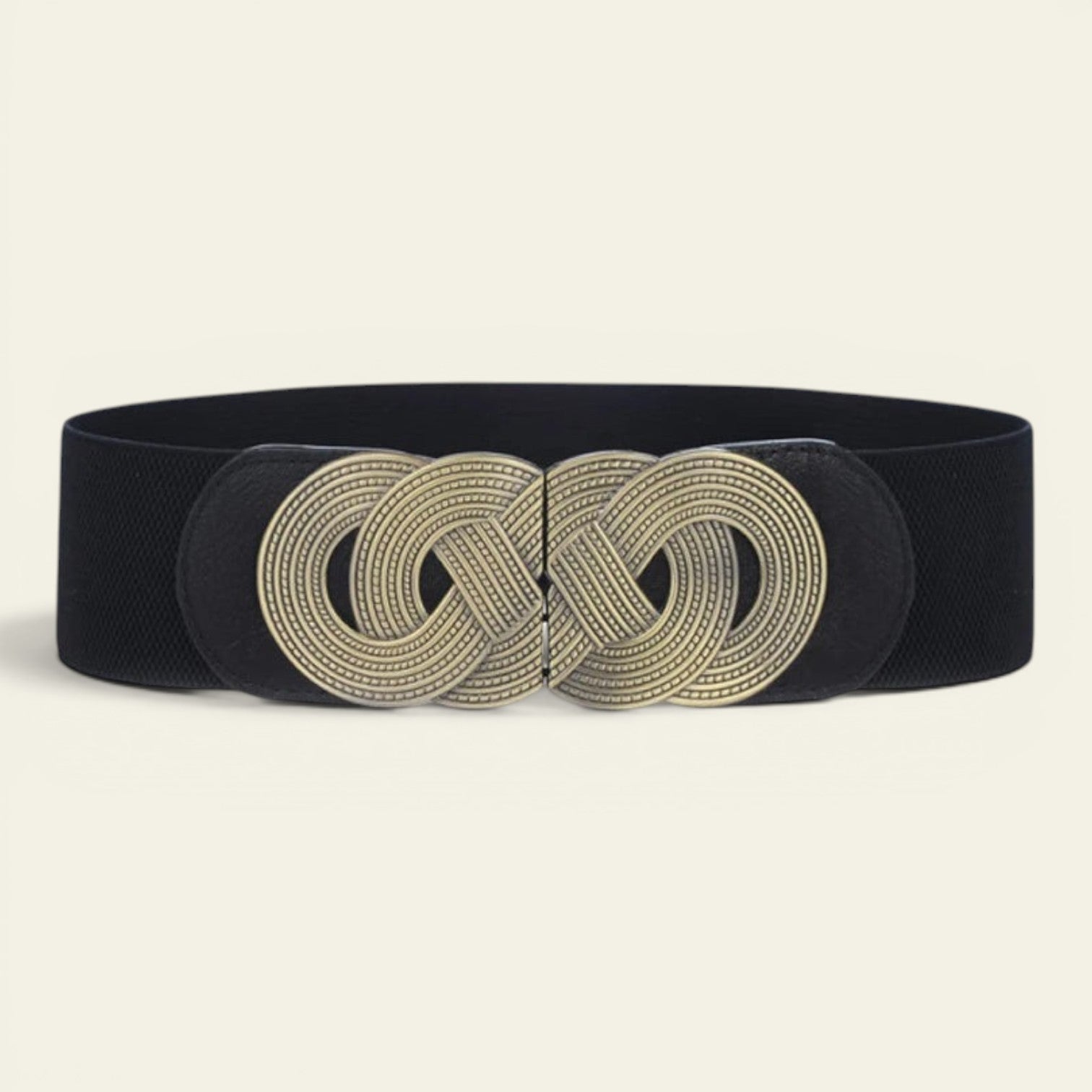 Amélie - Ceinture oversize élastique à double anneaux