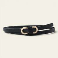 Aurore - Ceinture ultra-fine à boucle anneau doré