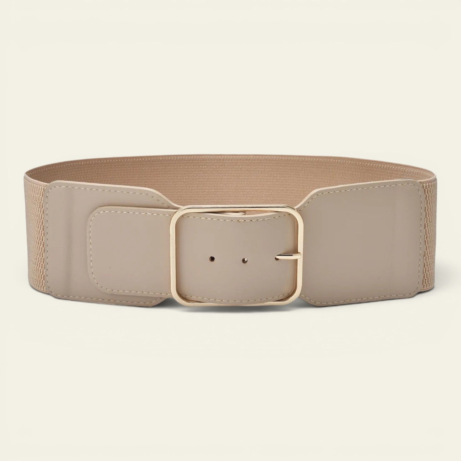 Bérengère - Ceinture large élastique à grosse boucle