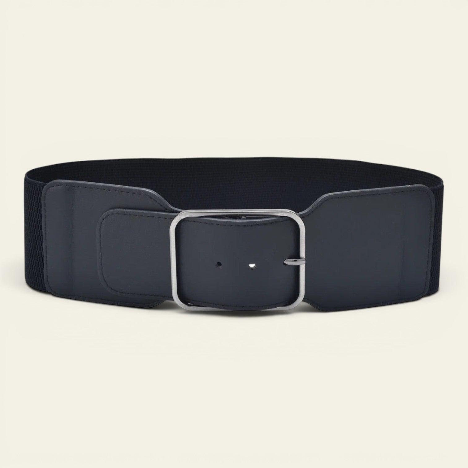 Bérengère - Ceinture large élastique à grosse boucle