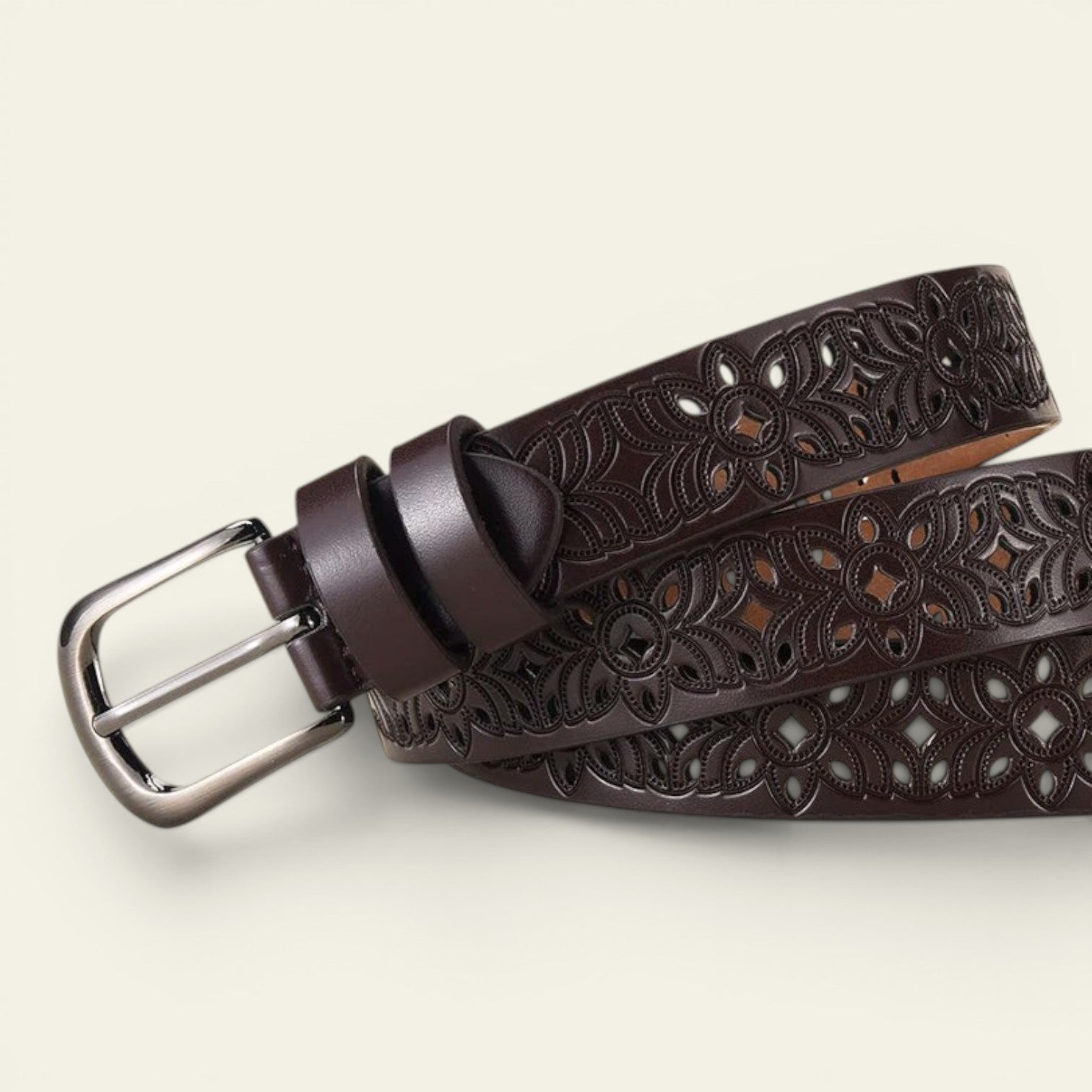 Capucine - Ceinture ajourée à motif floral