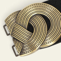 La Ceinture Pour Femme Amélie - Ceinture oversize élastique à double anneaux