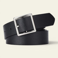 La Ceinture Pour Femme Anaïs - Ceinture classique à boucle carrée argentée