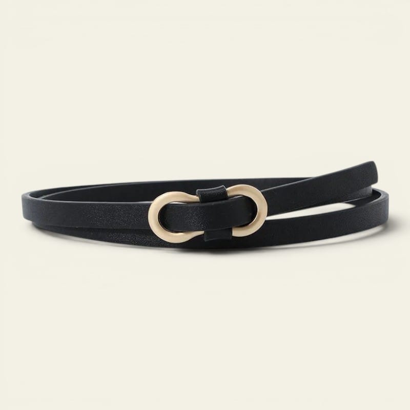 La Ceinture Pour Femme Aurore - Ceinture ultra-fine à boucle anneau doré