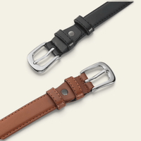 La Ceinture Pour Femme Béatrice - Ceinture fine à boucle argentée