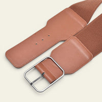 La Ceinture Pour Femme Bérengère - Ceinture large élastique à grosse boucle