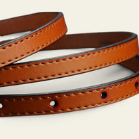 La Ceinture Pour Femme Bérénice - Ceinture ultra-fine en cuir à boucle dorée