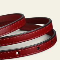 La Ceinture Pour Femme Bérénice - Ceinture ultra-fine en cuir à boucle dorée