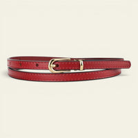 La Ceinture Pour Femme Bérénice - Ceinture ultra-fine en cuir à boucle dorée