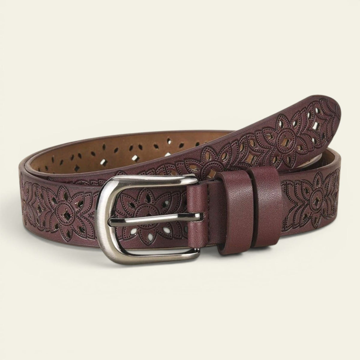 La Ceinture Pour Femme Capucine - Ceinture ajourée à motif floral