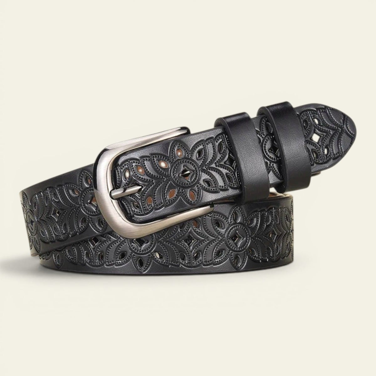 La Ceinture Pour Femme Capucine - Ceinture ajourée à motif floral