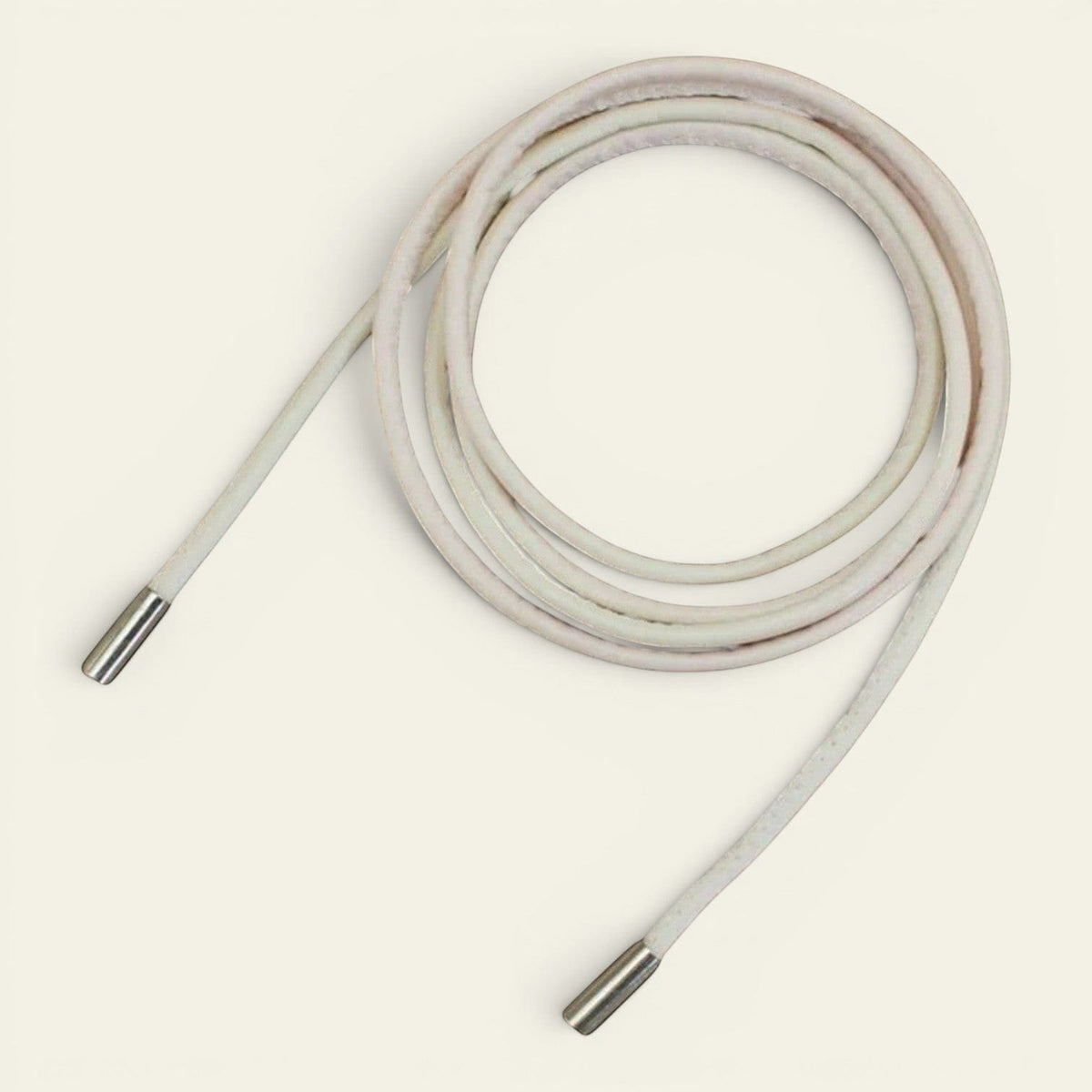 Ceinture blanche femme cordelette fine à nouer, modèle Capucine