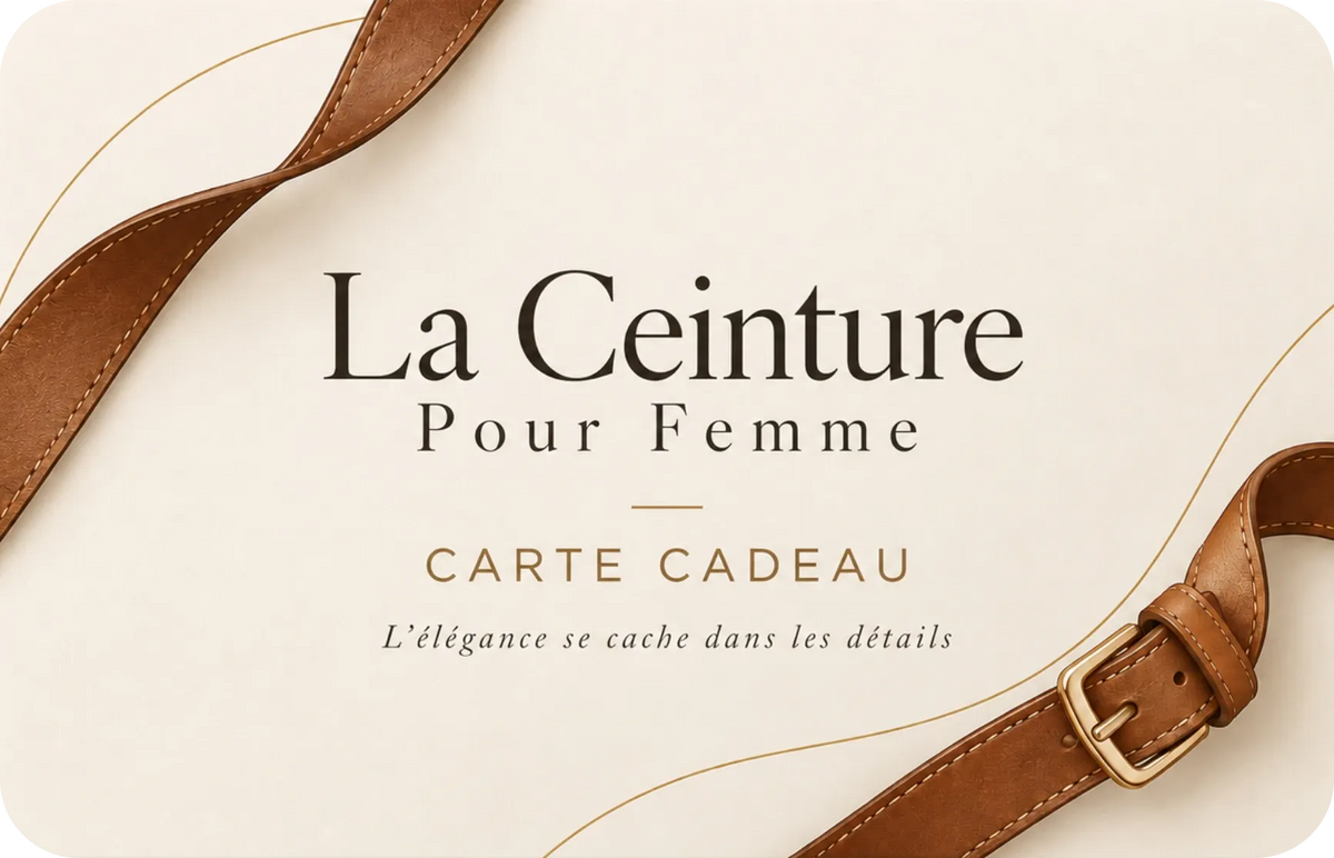 La Ceinture Pour Femme Carte cadeau La Ceinture pour Femme