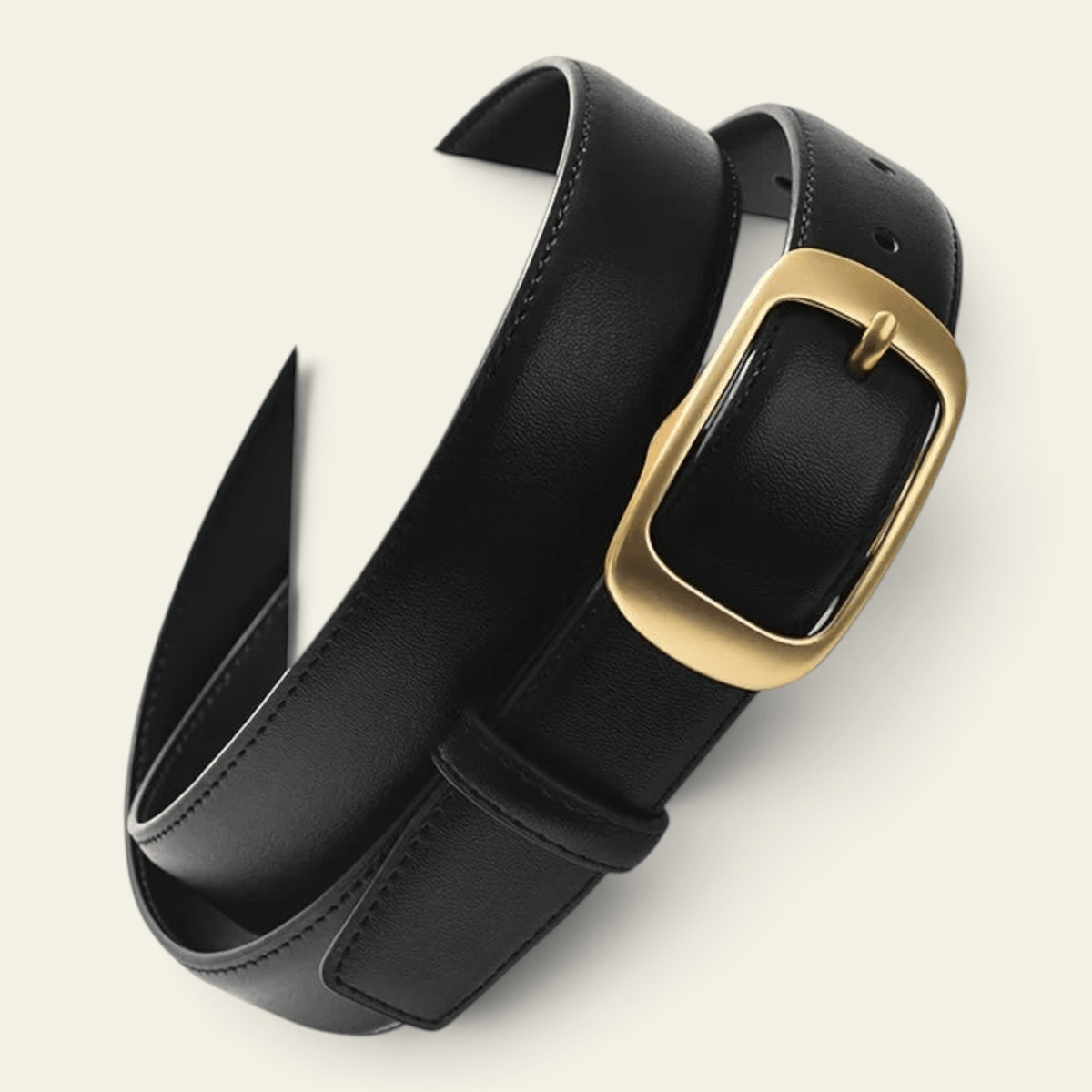 La Ceinture Pour Femme Clarisse - Ceinture classique à boucle dorée