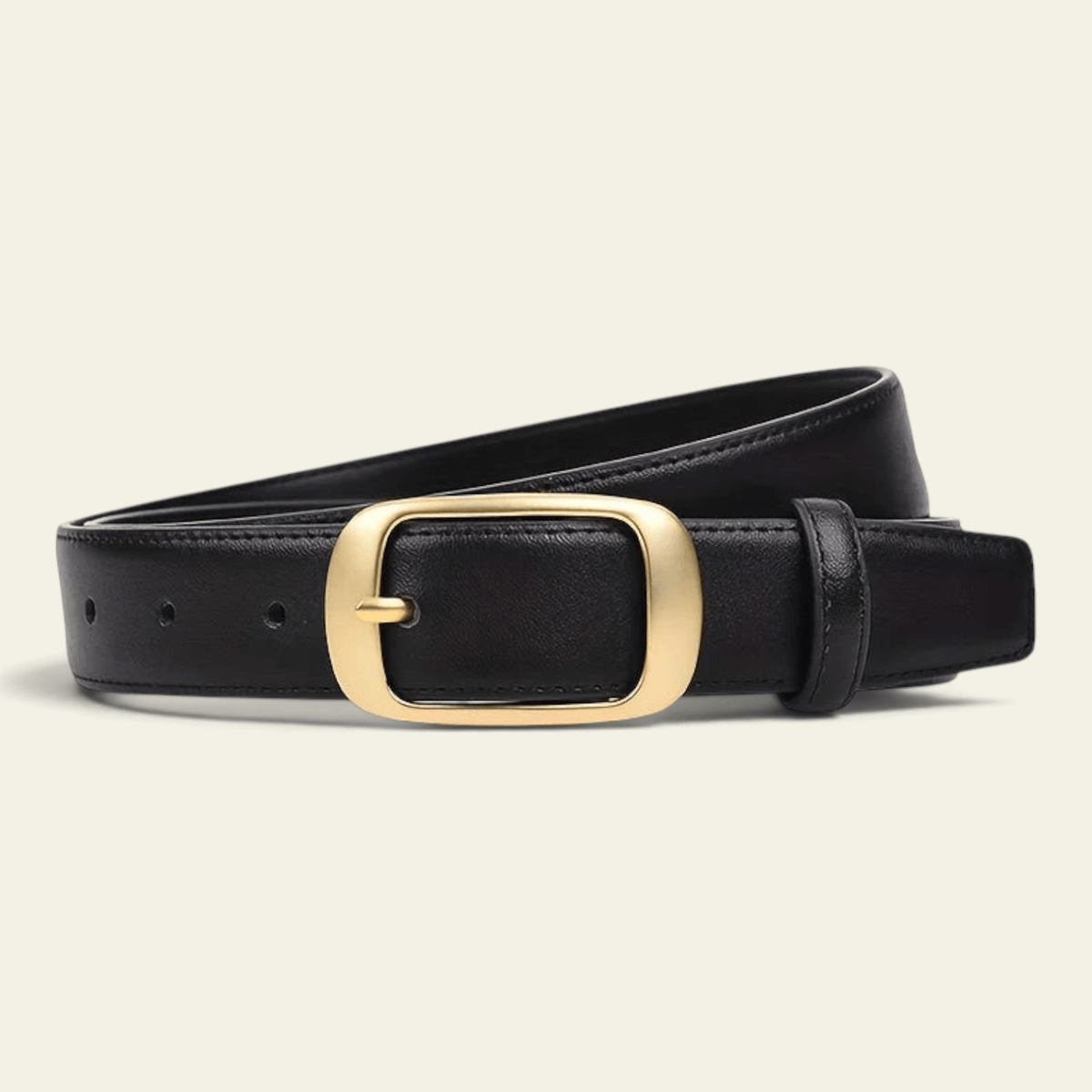 La Ceinture Pour Femme Clarisse - Ceinture classique à boucle dorée