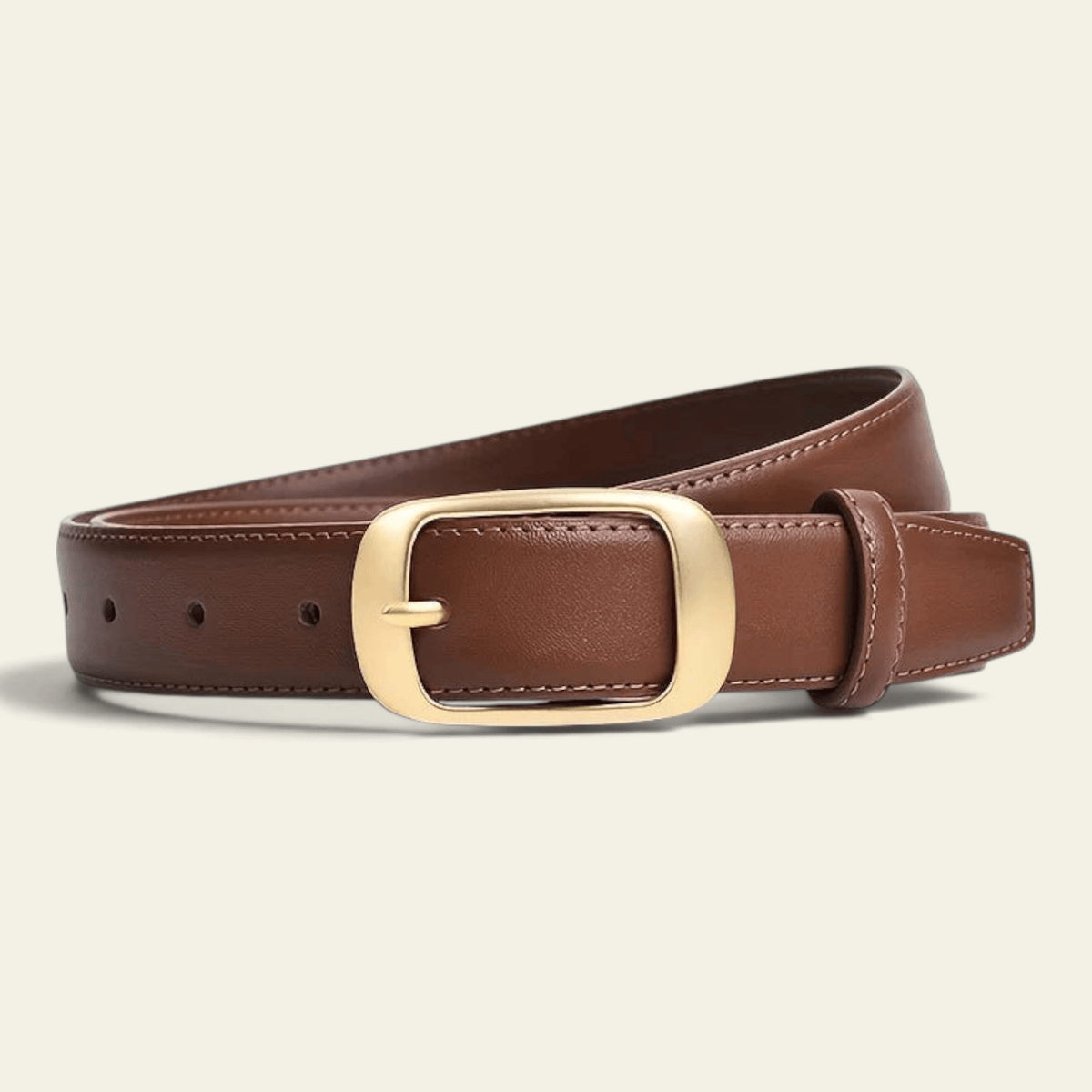 La Ceinture Pour Femme Clarisse - Ceinture classique à boucle dorée