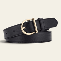 La Ceinture Pour Femme Colette - Ceinture à boucle D dorée