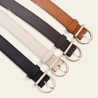 La Ceinture Pour Femme Colette - Ceinture à boucle D dorée