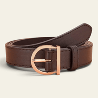 La Ceinture Pour Femme Colette - Ceinture à boucle D dorée