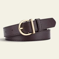 La Ceinture Pour Femme Colette - Ceinture à boucle D dorée