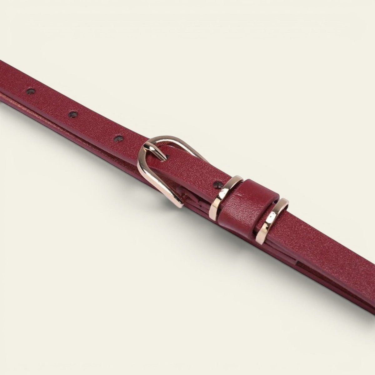 La Ceinture Pour Femme Colombe - Ceinture très fine à boucle dorée