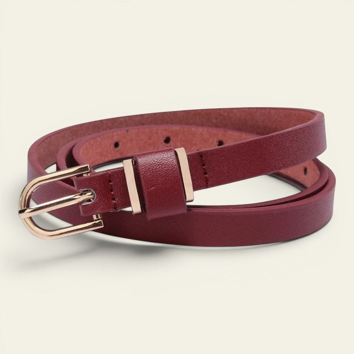 La Ceinture Pour Femme Colombe - Ceinture très fine à boucle dorée