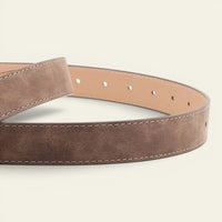 La Ceinture Pour Femme Constance - Ceinture effet daim à boucle ovale dorée