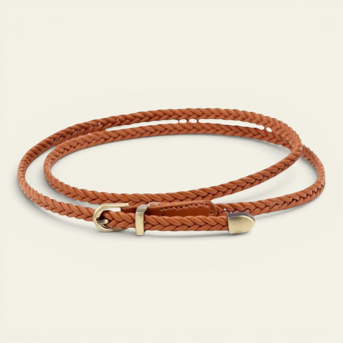 La Ceinture Pour Femme Éloïse - Ceinture fine tressée à boucle