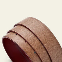 La Ceinture Pour Femme Estelle - Ceinture en cuir à boucle ovale dorée