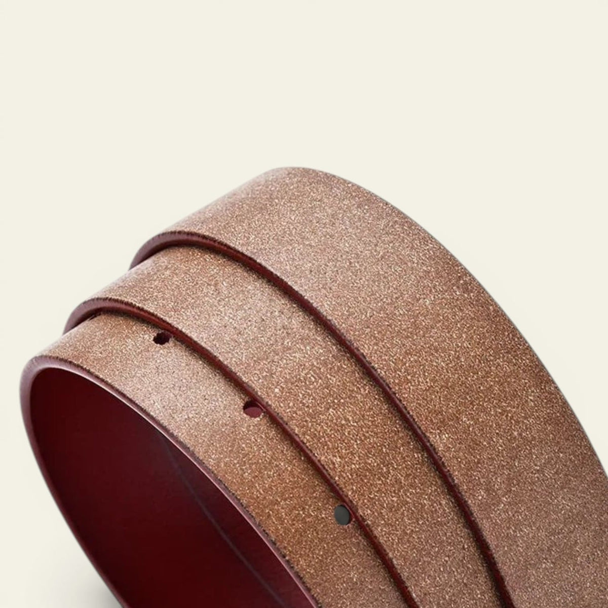 La Ceinture Pour Femme Estelle - Ceinture en cuir à boucle ovale dorée