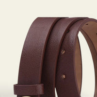 La Ceinture Pour Femme Eugénie - Ceinture fine à boucle ronde dorée