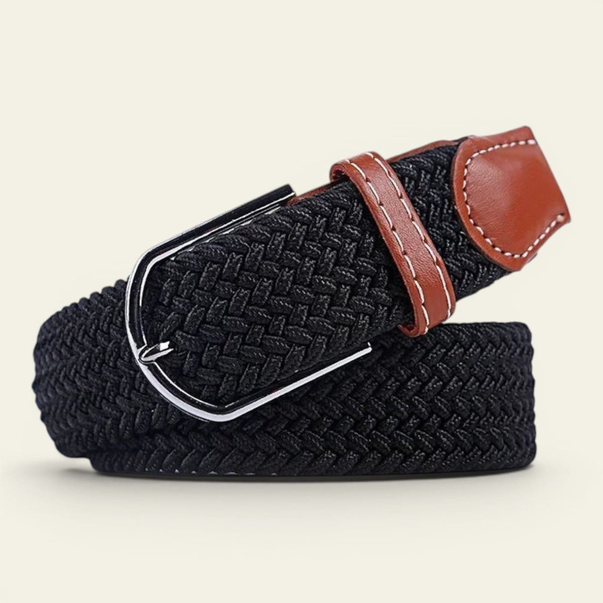 La Ceinture Pour Femme Faustine - Ceinture tressée extensible en toile