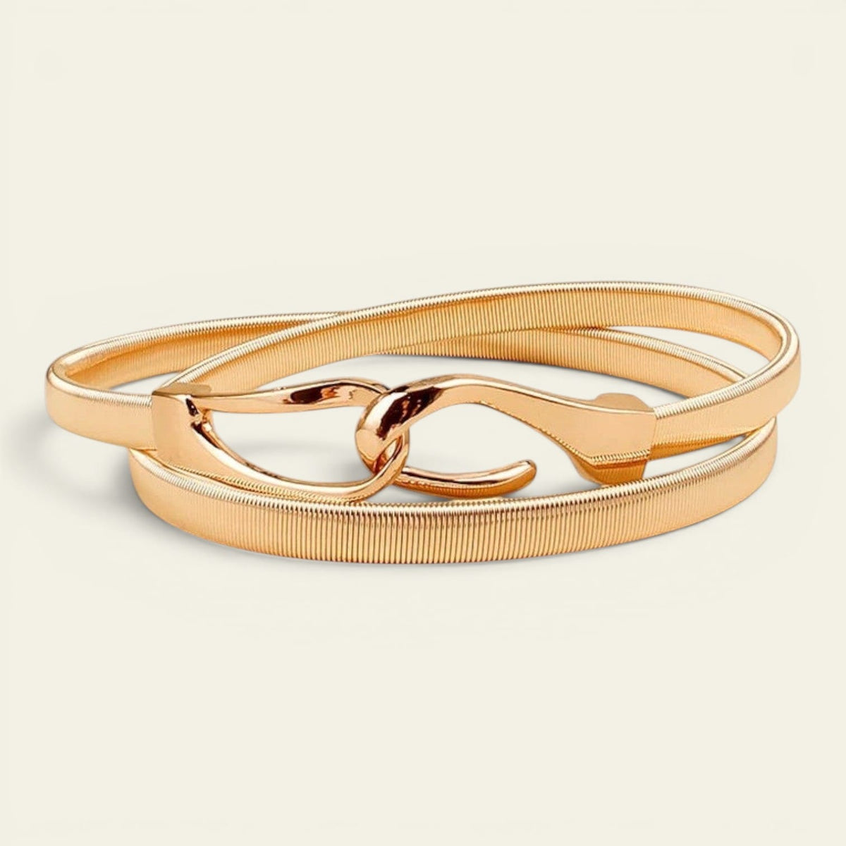 La Ceinture Pour Femme Joséphine - Ceinture fine dorée élastique
