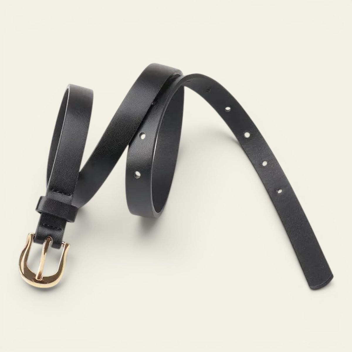 La Ceinture Pour Femme Léa - Ceinture très fine à boucle dorée