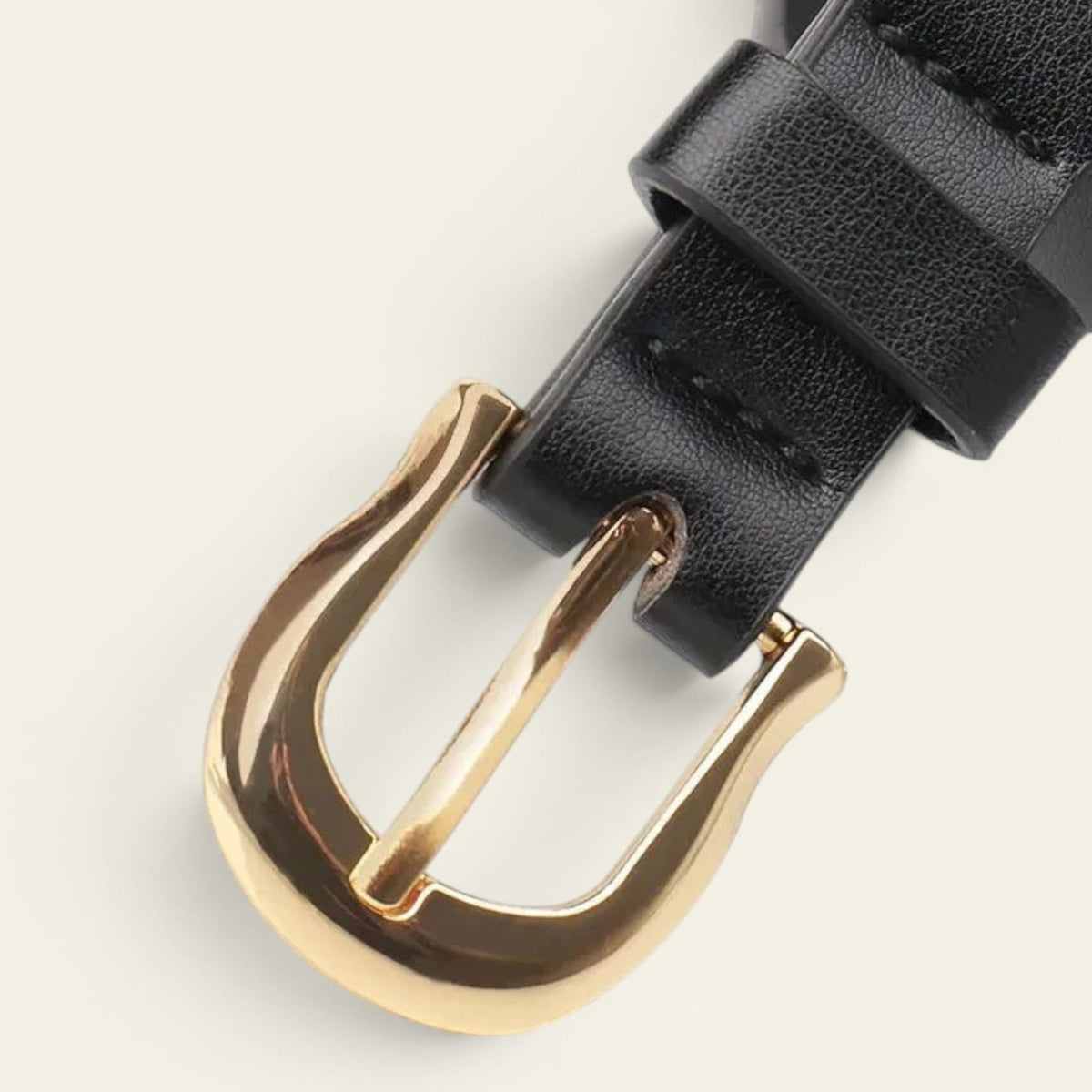 La Ceinture Pour Femme Léa - Ceinture très fine à boucle dorée