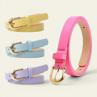 La Ceinture Pour Femme Léa - Ceinture très fine à boucle dorée