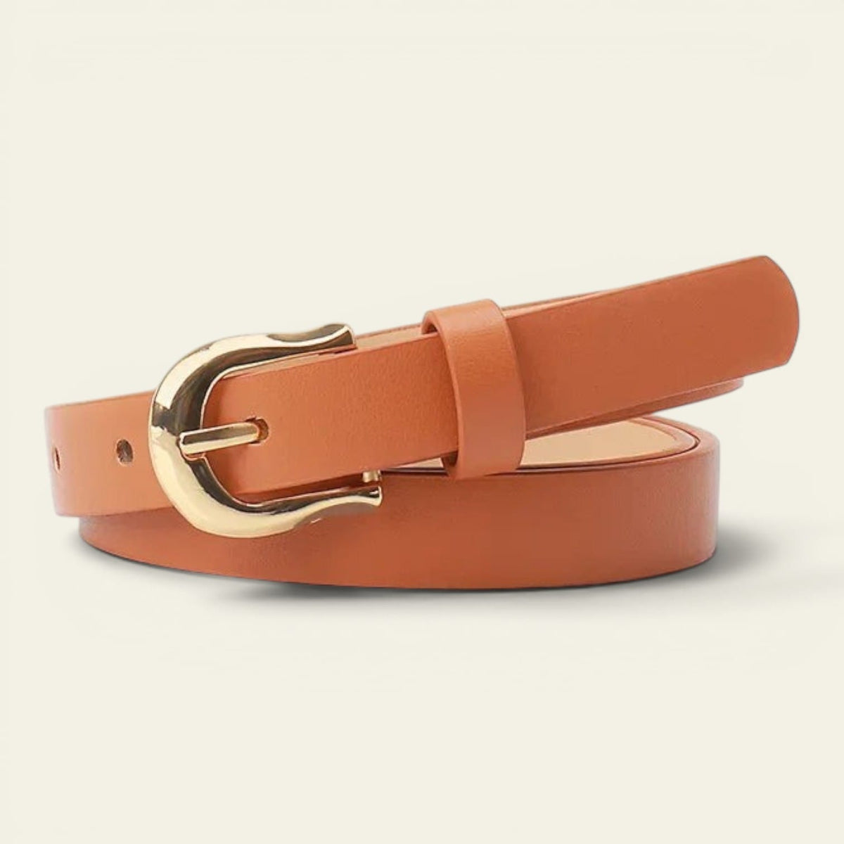 La Ceinture Pour Femme Léa - Ceinture très fine à boucle dorée