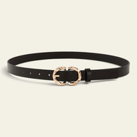 La Ceinture Pour Femme Manon - Ceinture classique à boucle dorée entrelacée