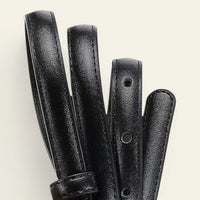 La Ceinture Pour Femme Mathilde - Ceinture fine à boucle dorée en M