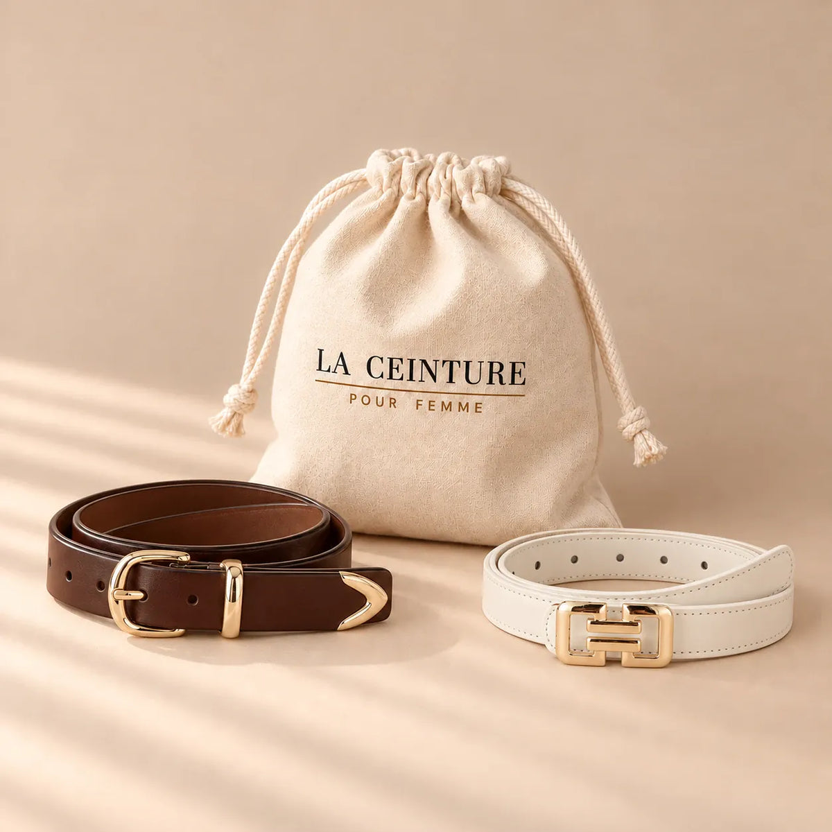 La Ceinture Pour Femme Petit sac en coton biologique