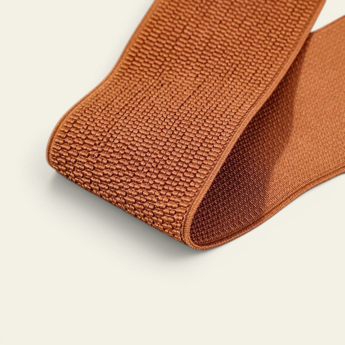 La Ceinture Pour Femme Philippine - Ceinture large élastique à boucle dorée