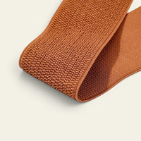 La Ceinture Pour Femme Philippine - Ceinture large élastique à boucle dorée