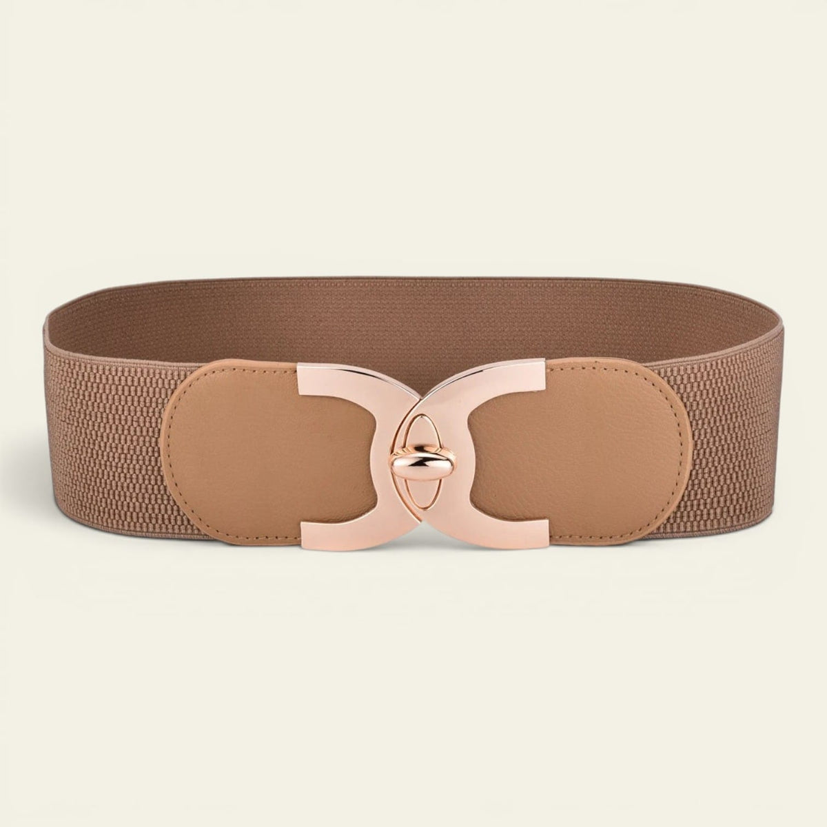 La Ceinture Pour Femme Philippine - Ceinture large élastique à boucle dorée