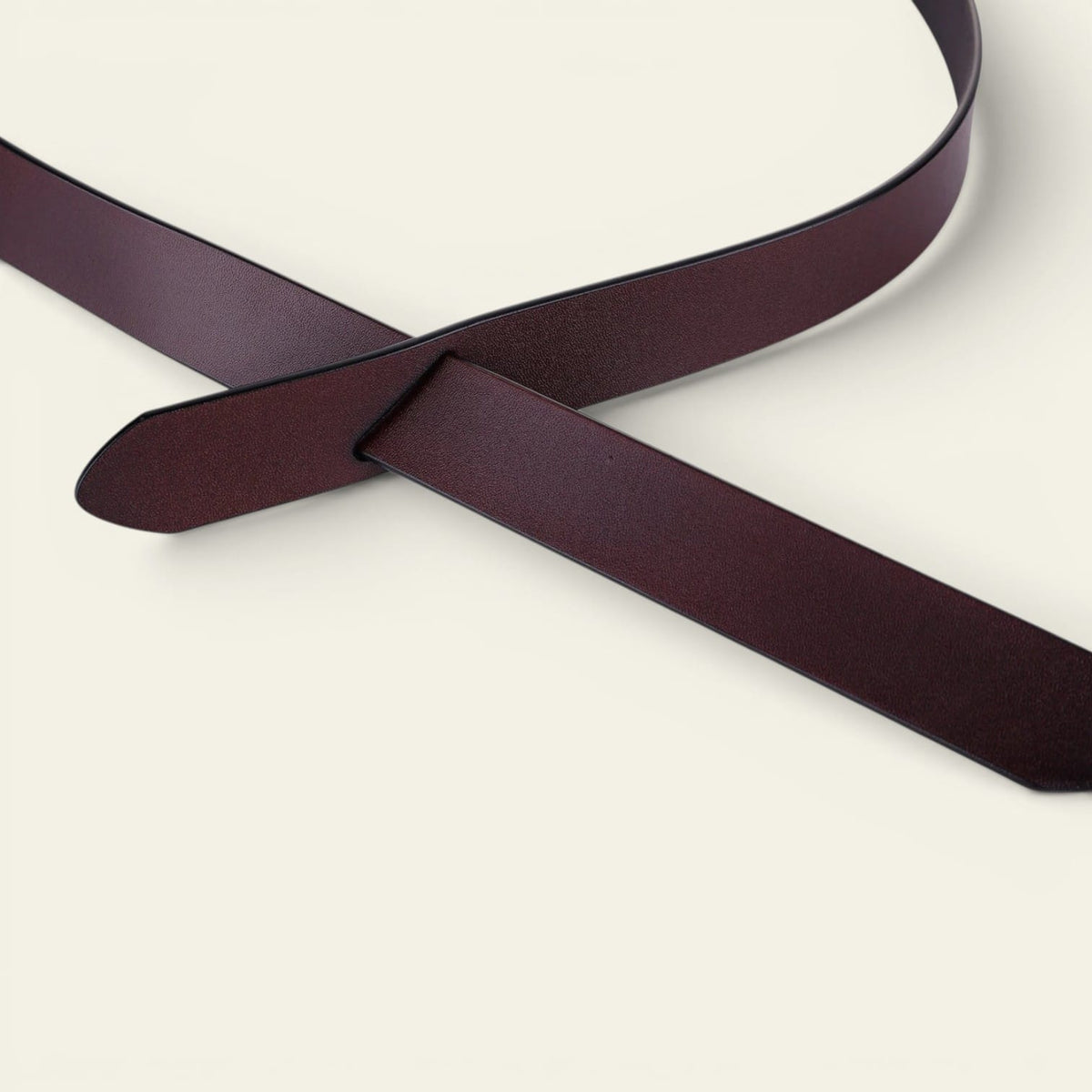 La Ceinture Pour Femme Rosalie - Ceinture en cuir à nouer, sans boucle