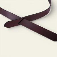 La Ceinture Pour Femme Rosalie - Ceinture en cuir à nouer, sans boucle