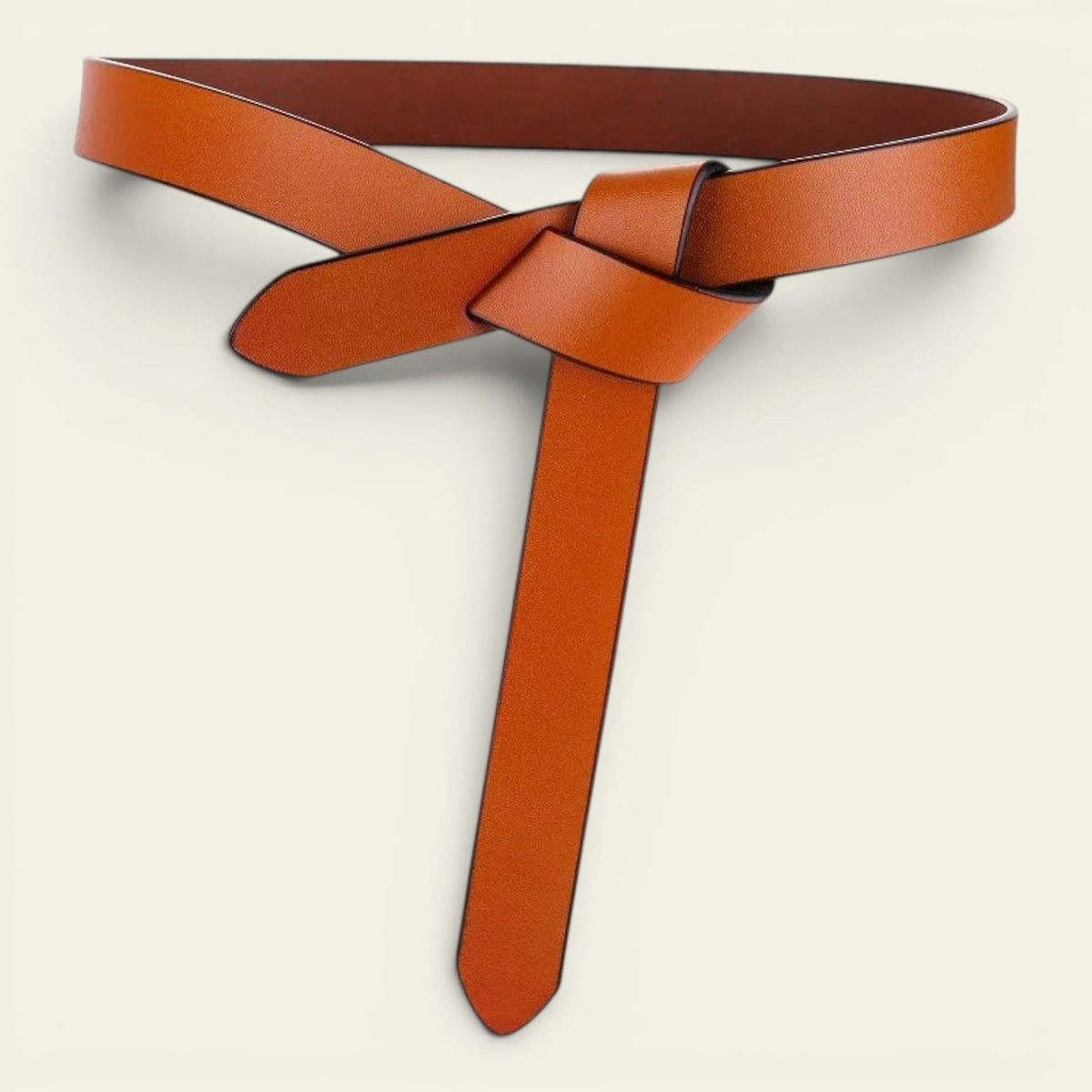 La Ceinture Pour Femme Rosalie - Ceinture en cuir à nouer, sans boucle