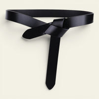 La Ceinture Pour Femme Rosalie - Ceinture en cuir à nouer, sans boucle